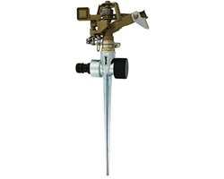 Sectorsproeier met metalen spies 360° rotatie voor gazon irrigatie – 280 mm, ideaal voor tuin gebruik