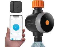 Slimme Wifi Irrigatietimer met App & Spraakbediening - Automatische Tuinirrigatie Klok IPX5 Waterdicht