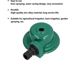 Spray Nozzle Set - Zinklegering Irrigatie Sproeier voor Tuin - Gazon - Landbouw - Efficiënte Waterverdeling