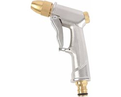 TOVBMUP Tuinhanddouche - Metalen hogedruk tuinsproeier - Verstelbare waterstroom - Stevig en duurzaam - Geschikt voor tuinirrigatie, autowassysteem