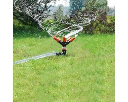 Tuin Sprinklers - 360° draaibare sproeier - Met 5 Nozzles - Aardingsstekker type - Automatisch Sproeisysteem Voor Gras & Gazon - Tuin Irrigatie Gereedschap - -Beregeningssysteem - Geschikt Voor Het Bewateren Van Planten - voor gazons en tuinen