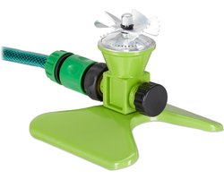 tuinsproeier - 5-6 m sproeiwijdte - met voet - wateraansluiting 3/4"