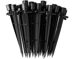 Unyqoos® Set van 60 instelbare druppelaars voor 360 graden irrigatie van potplanten