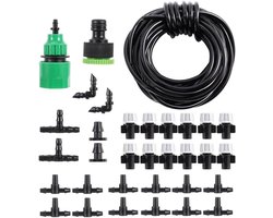 Verneveling Systeem - Automatische Watering - Tuin Bewateren - Eenvoudige Installatie - 20 Meter - Grijs