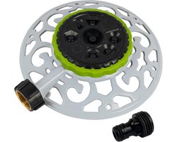 Verstelbare metalen sproeier met 8 modi voor tuinirrigatie