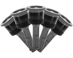 Verstelbare sproeikop met 17 voet afstand | Vrouwelijke schroefdraad | 5-pack