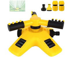 Verstelbare Tuinsproeier met 360 Graden Draaibare Armen en 2 Sproeipatronen voor Tuin en Grote Werven