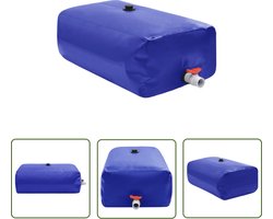 vidaXL Regenwater Tank - Opvouwbare Watertank - Watertank met kraan opvouwbaar 1000 L PVC - Pvc Watertank - Wateropslagsysteem - Buitentank