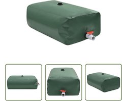 vidaXL Wateropslag Tank - Opvouwbare Watertank - Watertank met kraan opvouwbaar 670 L PVC - Regenwatertank - Pvc Watertank - Grote Watertank