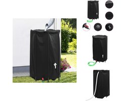 vidaXL Waterreservoir - Waterreservoirs - Regenton - Regenton Met Kraan - Watertank met kraan opvouwbaar 500 L PVC