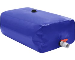 vidaXL - Watertank - met - kraan - opvouwbaar - 100 - L - PVC