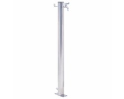 vidaXL - Waterzuil - rond - 60 - cm - roestvrij - staal