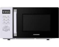 20 l solo-magnetron met 700 W vermogen en 8 automatische programma's - 5 standen timer - zilver