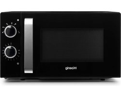 20L Zwart Magnetron Krachtig 700W | Draaiplateau - Multifunctioneel | Compact | Ontdooifunctie - Timer | 5 Warmtestanden | Snel Werkblad 25cm