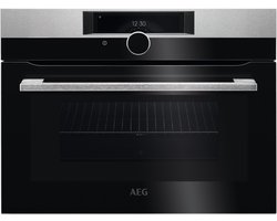 AEG KMK968000M Inbouw Combi Magnetron | 43L | 24 functies | 3000W | WiFi connectiviteit | 45 cm nis | RVS | Energielabel A