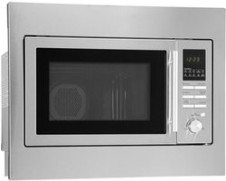 Inbouw magnetron 3in1 met grill en convectie - 25 liter - 10 automatische programma's - Roestvrij staal - 900 watt