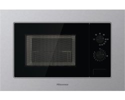 Inbouw Magnetron - Compacte Oven - Snel Eten - Aqua Clean Reiniging - 20 Liter Capaciteit - Zwart RVS