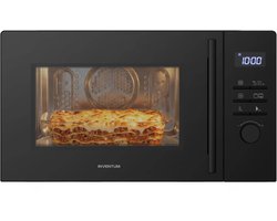Inventum MN302CB Combimagnetron - 30L - 900W - Hetelucht- en grillfunctie - 8 programma's - Zwart