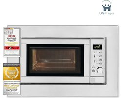 LifeStages - Combi Magnetron Inbouw - Ingebouwde Magnetron - 8 Automatische Kookprogramma's - Roestvrij Staal