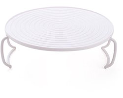 Magnetron Bordstapelaar, Multifunctionele Magnetron Accessoire Ronde Voedselstoomrek Met Handvat Stoomrek Verwarming Gelaagd Stoomrek voor Keuken