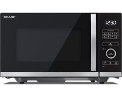 Magnetron Flatbed - Compacte Oven - Snel Opwarmen - Geen Draaitafel - 25 Liter - Zwart