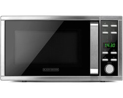 Magnetron met Grill en Heteluchtfunctie - 25 Liter, 900W Vermogen - 9 Automatische Programma's