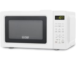 Magnetron met kookplaat - Kleine oven - Snel maaltijden bereiden - Touch bediening - 0.7 CU capaciteit - Wit