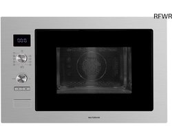 RFWR® Ingebouwde 32L Combi-Magnetron 1000W - Roestvrij Staal, Zwart