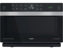Whirlpool MWSC 833 SB magnetron Zwart Combinatiemagnetron Aanrecht 33 l 900 W