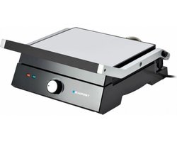 Blaupunkt GRS501 Contactgrill Elektrisch Anti-aanbaklaag, Controlelampje Zwart, Zilver