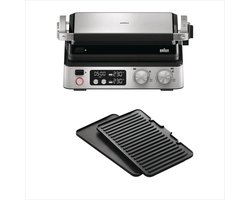 Braun MultiGrill 7 - CG7040 - Contactgrill - Met Timer en Display