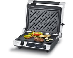 CASO SteakMaster Pro 2838 - Elektrische 5-in-1 contactgrill met thermocontrol | 2000W | Digitale bediening | XXL grilloppervlak