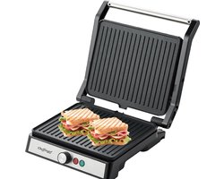 Cheffinger Contactgrill - Tosti Apparaat - Grill Apparaat - Panini Grill - 1800W
