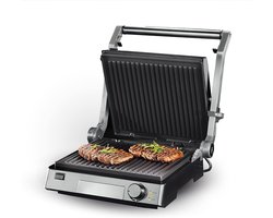 Contactgrill en Tosti-ijzer met Hoge Grillkracht en Roestvrijstalen Behuizing