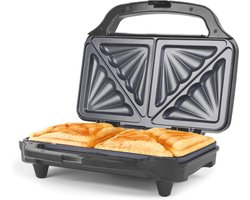 Contactgrill voor 2 Grote Panini's of Tosti's – Non-Stick en Krachtig 900W
