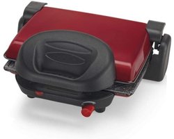 Core® Contactgrill Met Uitneembare Platen - Contactgrill - Multi Grill - Rood - 31cm x 41cm x 12cm