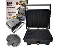 Elektrische grill, uitschuifbaar, met temperatuurregeling