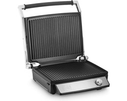 FRITEL Grill GR 3495 Grilltastic® - XL Powergrill & BBQ - Elektrische Contactgrill 34x27 cm - 2400W - Uitneembare Platen - 180° Openklapbaar - Verticale Opberging