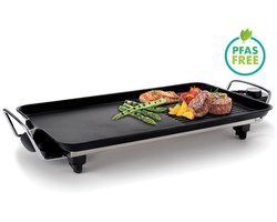 FRITEL Grill Teppanyaki GT 1375 - Grill & Teppanyaki Bakplaat - PFAS vrij - Elektrische Grillplaat 48x20 cm - 1360W - 5 Temperatuurstanden - Voor 1-2 Personen