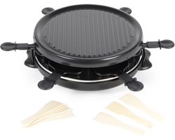 Giles & Posner Tafelraclette Grill – 6 Grillpannetjes & Spatels