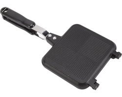 Hot Sandwich Maker Twill Met Afneembare En Anti-aanbaklaag - Double Side Verwarming Sandwich Pan - Fijne Ijzer Flip Ontbijt Pan Voor Thuis Keuken