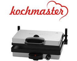 Kochmaster Chromax Contact Grill 2300W - lahmacun - Turkse pizza