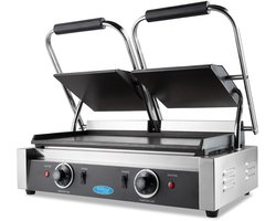 Maxima Contactgrill Glad Dubbele Grillplaat 2 x 22 cm