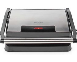 Nedis Contact Grill - 700 W - 23 x 14.5 cm - Aluminium / Kunststof