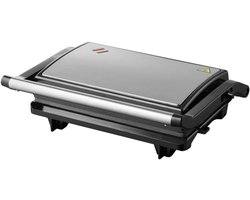 Nexvo® Contactgrill Met Uitneembare Platen - Contactgrill - Multi Grill - Zwart/ Grijs - 22cm x 28cm x 8cm