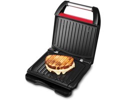 Nexvo® Contactgrill Met Uitneembare Platen - Contactgrill - Multi Grill - Zwart/ Rood- 27cm x 11cm x 35cm