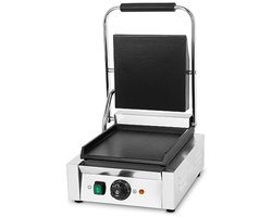 Professionele Contactgrill met Gietijzeren Grillplaten - 1800 W Multigrill voor Vlees, Groenten en Sandwiches