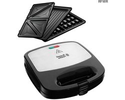 RFWR® 3-in-1 Fiesta Grill - Sandwichmaker, Wafelijzer, Contactgrill en Tosti-ijzer