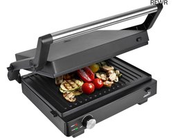 RFWR® Contactgrill met afneembare grillplaten en traploze temperatuurinstelling