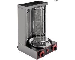 RFWR® Verticale Dönergrill met Automatische Spinmachine - 3000 W Kebabgrill en Gyrosmachine